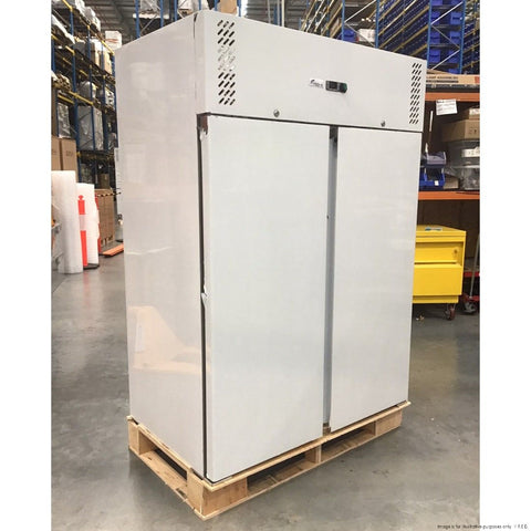 Ex-Showroom: FED-X S/S Two Full Door Upright Freezer - XURF1200SFV-NSW2068