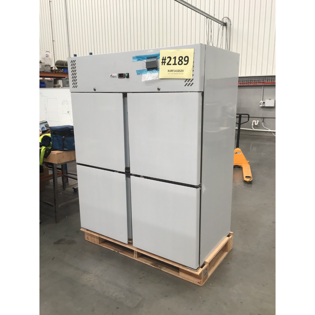 CLEARANCE - FED-X S/S Split Four-Door Upright Freezer - XURF1410S2V-NSW2189