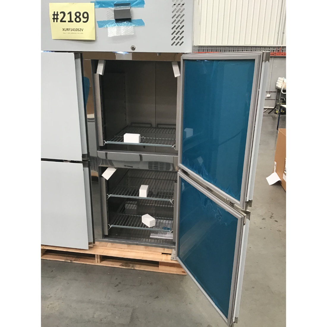 CLEARANCE - FED-X S/S Split Four-Door Upright Freezer - XURF1410S2V-NSW2189