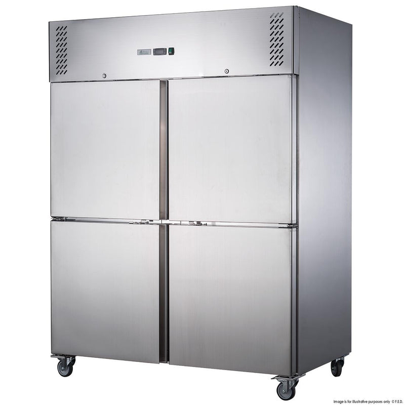 FED-X S/S Four Door Upright Freezer XURF1200S2V