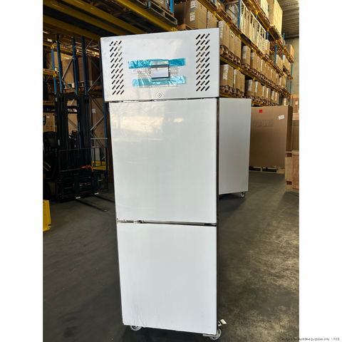 CLEARANCE - FED-X S/S Two half Door Upright Freezer - XURF600S1V-QLD122