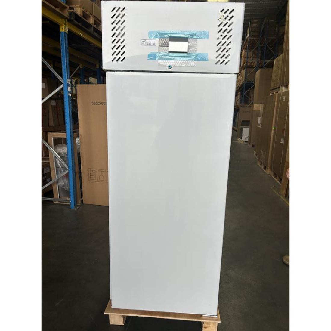 CLEARANCE - FED-X S/S Single Door Upright Freezer - XURF650SFV-QLD150