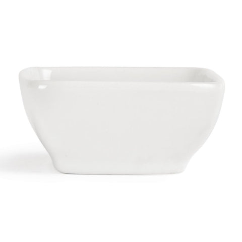 Olympia Whiteware Miniature Rounded Square Dishes 60mm (12 Pack) - Y137