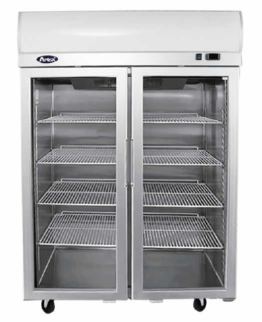 Atosa Double Glass Door Lightbox Freezer