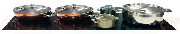 Yellow Induction Multi-Zone Buffet Induction with 3 x 2500watt. Includes remote generator rack & 3 remote controller panels. 1180mm x 380mm x 66mm - YMC-3-2500
