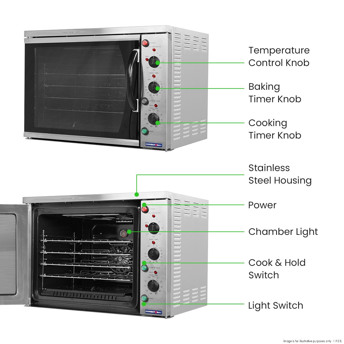 ConvectMAX Electric Convection Oven YXD-6A