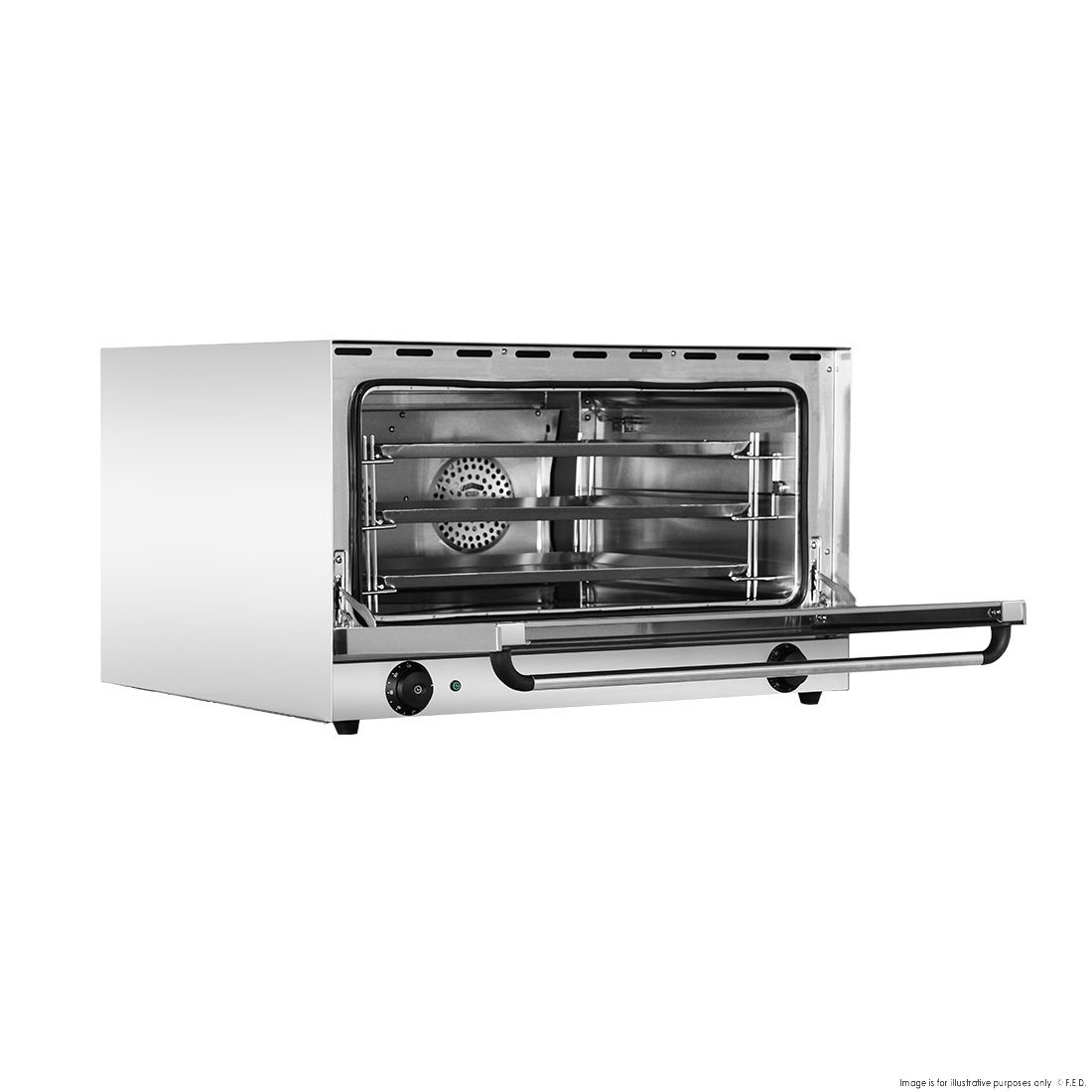 ConvectMax Heavy Duty Stainless Steel 240V/15A Convection Oven YXD-8A-3E