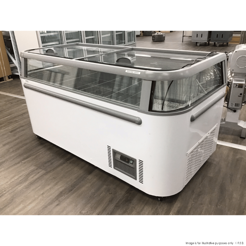 2NDs: Thermaster Supermarket Island Freezer with Glass Sliding Lids ZCD-E185G-VIC514