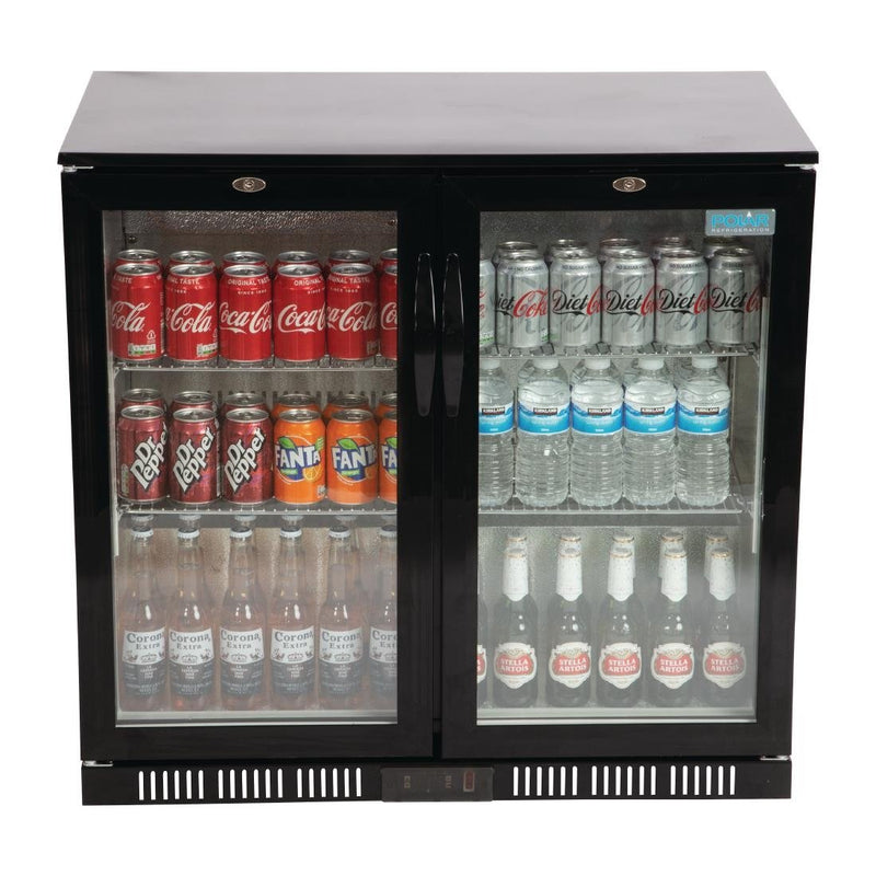 Polar G-Series Under Counter Back Bar Cooler with Hinged Doors 198Ltr