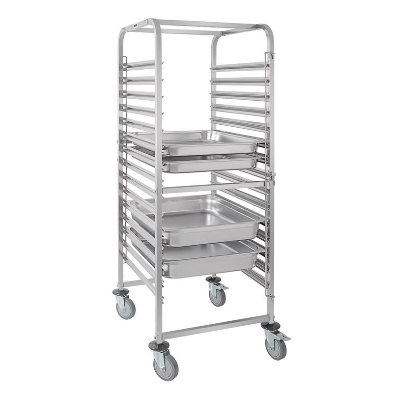 Vogue Gastronorm Racking Trolley 15 Level