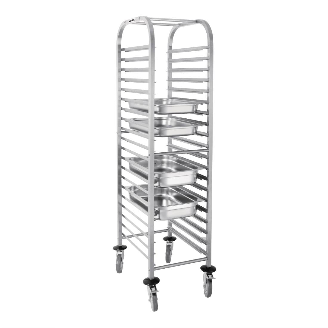 Vogue Gastronorm Racking Trolley 20 Level