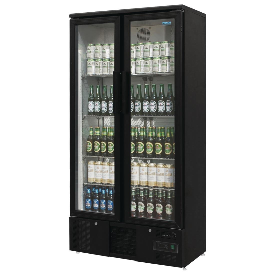 Polar G-Series Upright Back Bar Cooler with Hinged Doors 490Ltr