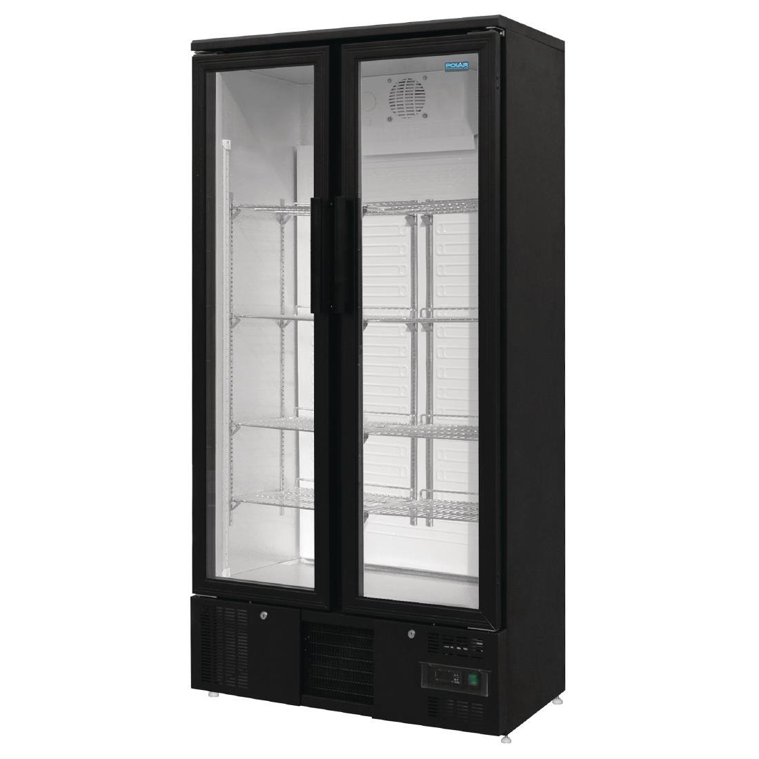 Polar G-Series Upright Back Bar Cooler with Hinged Doors 490Ltr