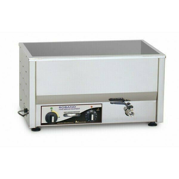Roband Counter Top Bain Marie with thermostat 2 x 1/2 size, pans not included