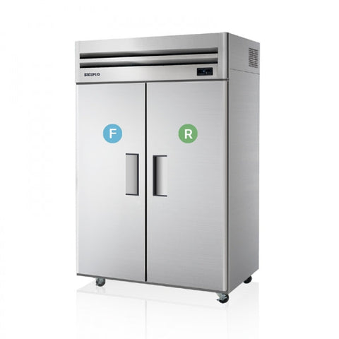 Skipio 2 Door Reach-In Fridge/Freezer