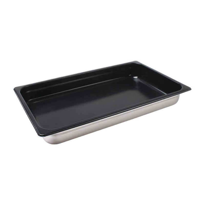 Vogue Stainless Steel Heavy Duty Non-Stick 1/1 Gastronorm Tray 40mm