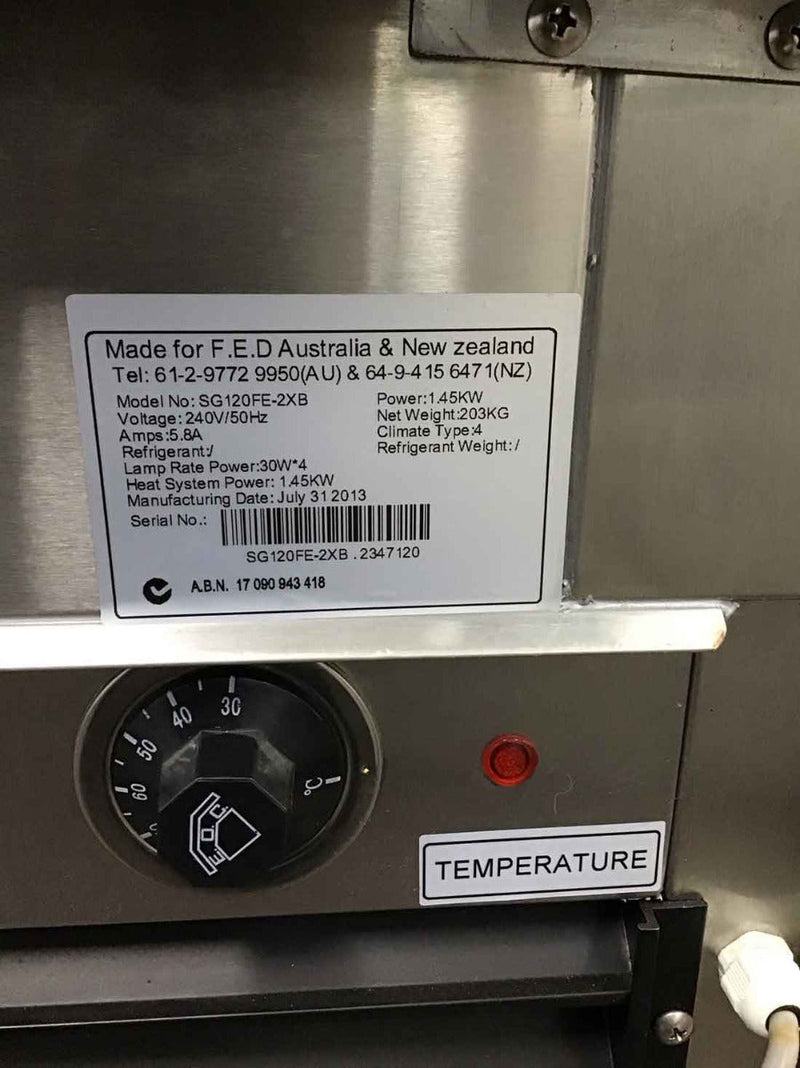 2NDs: Bonvue Heated Food Display SG120FE-2XB