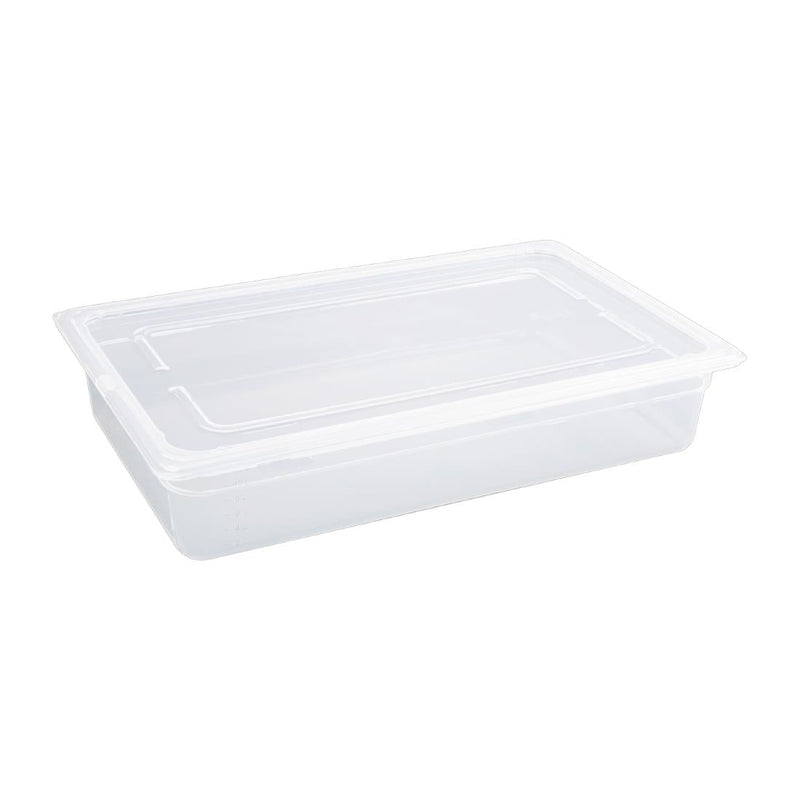 Vogue Polypropylene 1/1 Gastronorm Tray 100mm