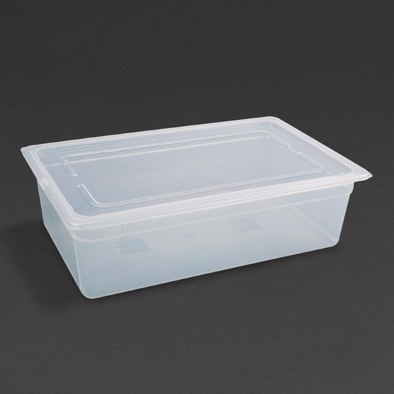 Vogue Polypropylene 1/1 Gastronorm Tray 150mm