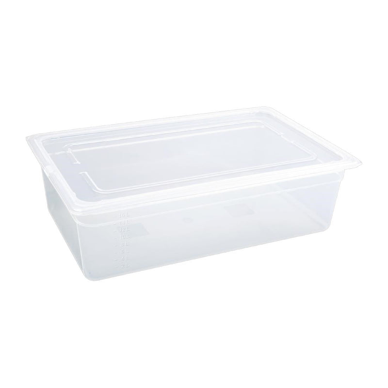 Vogue Polypropylene 1/1 Gastronorm Tray 150mm