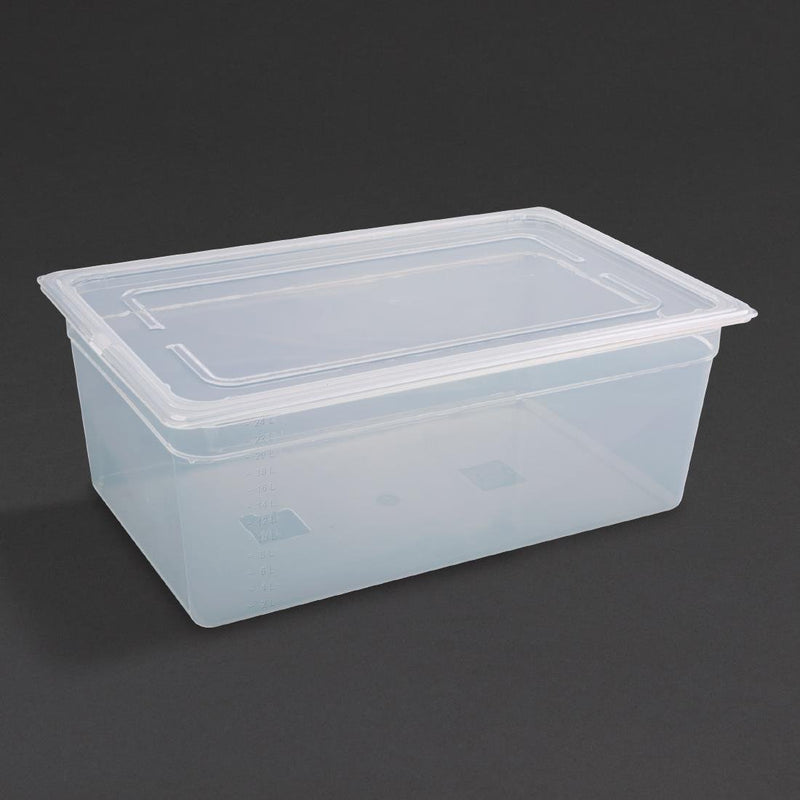 Vogue Polypropylene 1/1 Gastronorm Tray 200mm