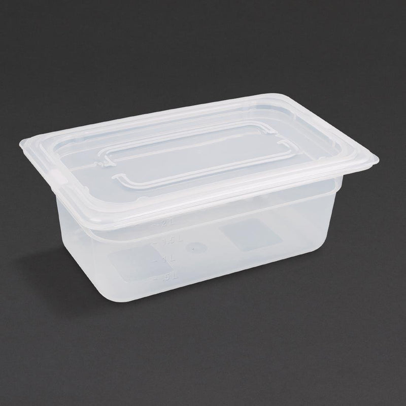 Vogue Polypropylene 1/4 Gastronorm Tray 100mm