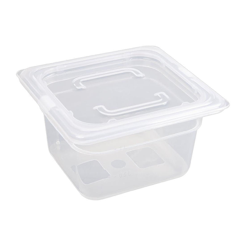 Vogue Polypropylene 1/6 Gastronorm Tray 100mm
