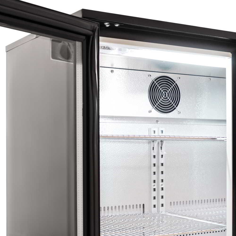 AG Twin Door Bar Fridge - Black Body & Doors 2BBR-H