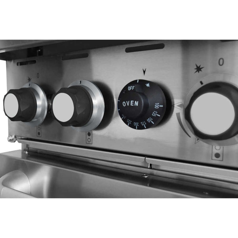 AG Six Burner Gas Cooktop Range with Oven - 900mm width - Natural Gas