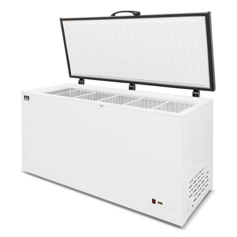 AG Stainless Lid Chest Freezer - 450 Litres