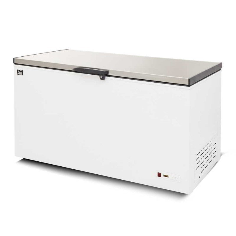 AG Stainless Lid Chest Freezer - 450 Litres