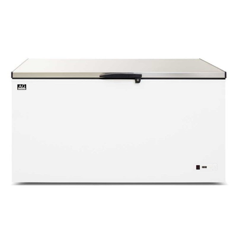 AG Stainless Lid Chest Freezer - 450 Litres