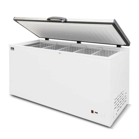 AG Stainless Lid Chest Freezer - 450 Litres