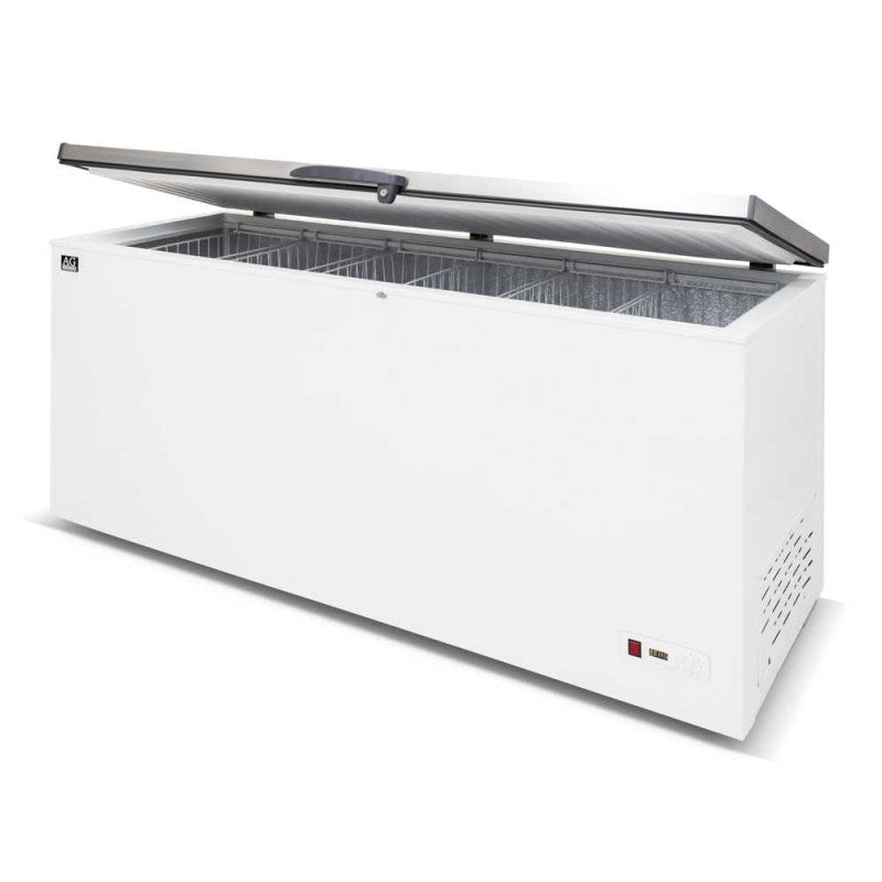 AG Stainless Lid Chest Freezer - 550 Litres