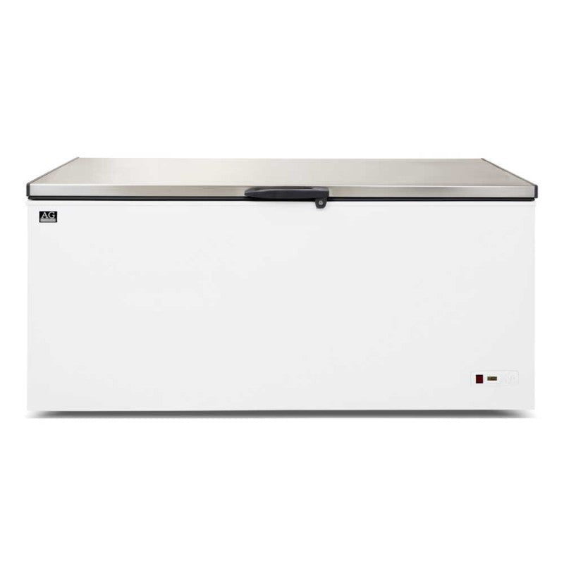 AG Stainless Lid Chest Freezer - 550 Litres