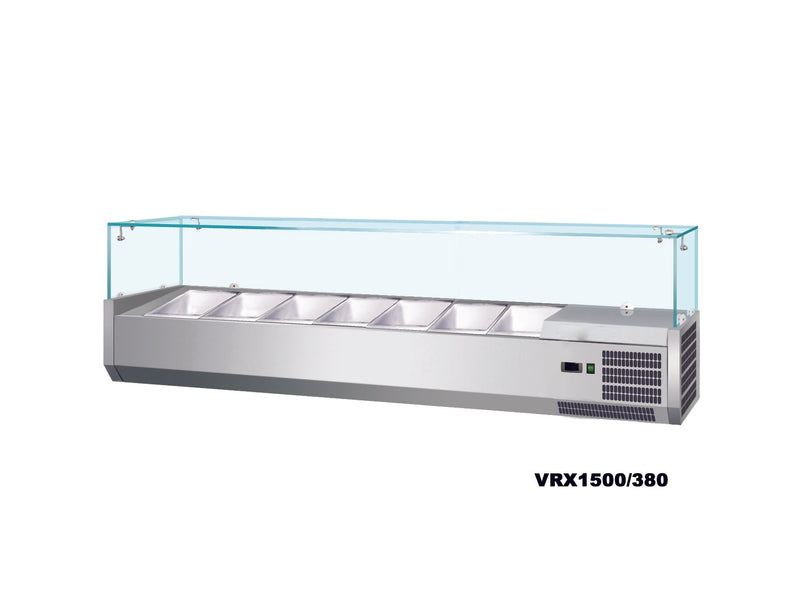 Anvil Aire 1200 Glass Refrigerated Ingredient Well