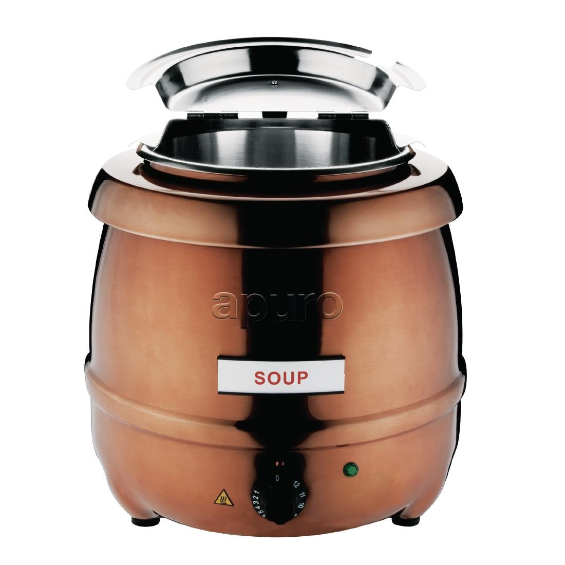 Apuro Soup Kettle Copper Finish 10Ltr