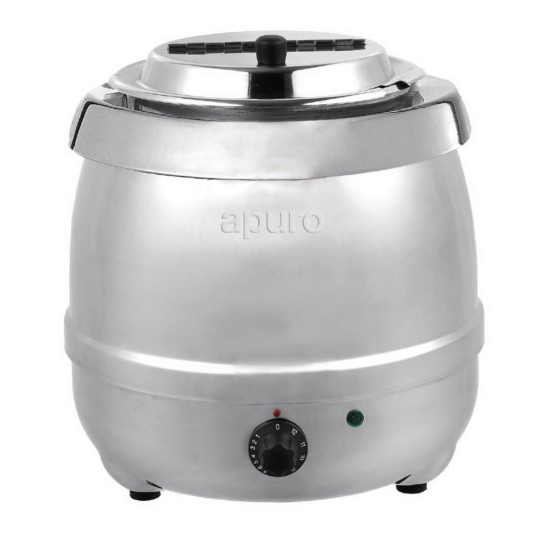 Apuro Stainless Steel Soup Kettle 10Ltr