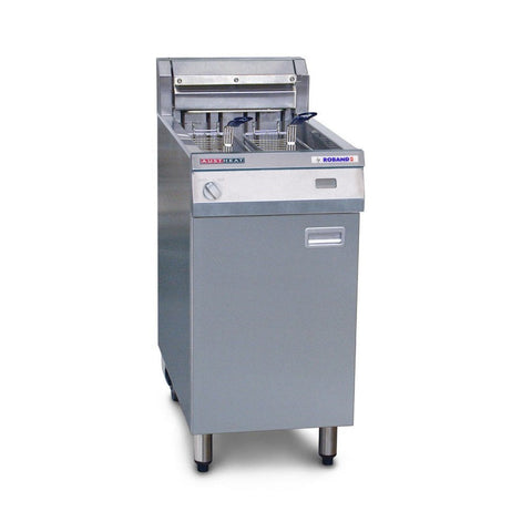 Austheat Freestanding Electric Fryer rapid recovery, 2 baskets