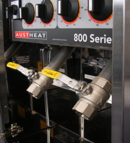 Austheat Freestanding Electric Fryer, two tanks