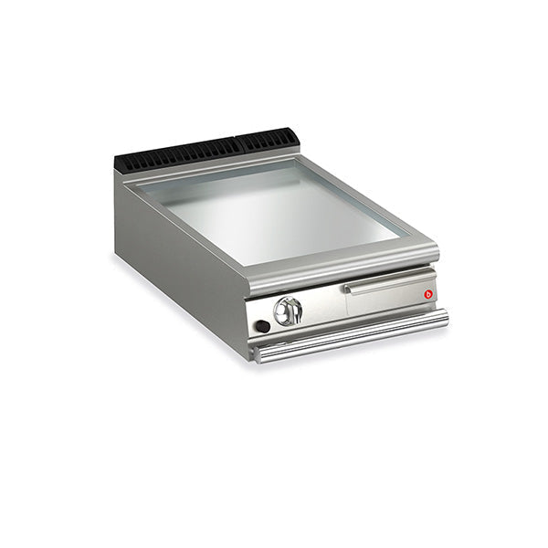 Baron 1 Burner Gas Fry Top With Smooth Chrome Plate And Thermostat Control - 900Mm Depth