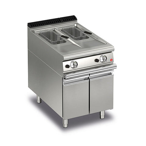 Baron 10+10L Split Pot Gas Deep Fryer With Piezo Ignition