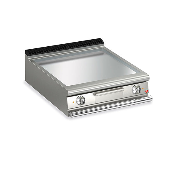Baron 2 Burner Electric Fry Top With Smooth Chrome Plate And Thermostat Control - 900Mm Depth
