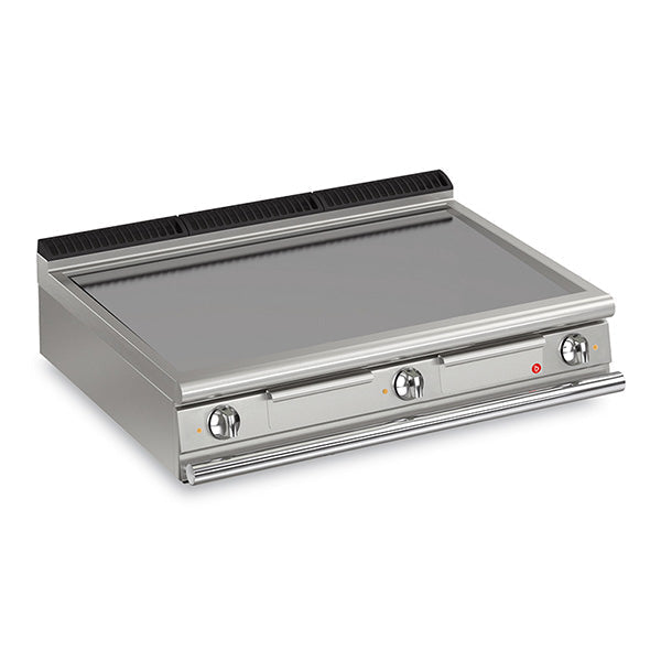 Baron 3 Burner Electric Fry Top With Smooth Mild Steel Plate And Thermostat Control - 900Mm Depth