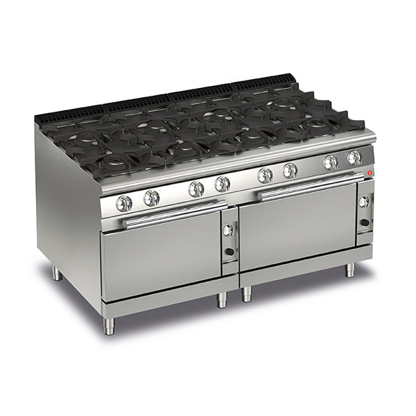 Baron 8 Burner Gas Cook Top With 2 Gas Ovens - 700Mm Depth