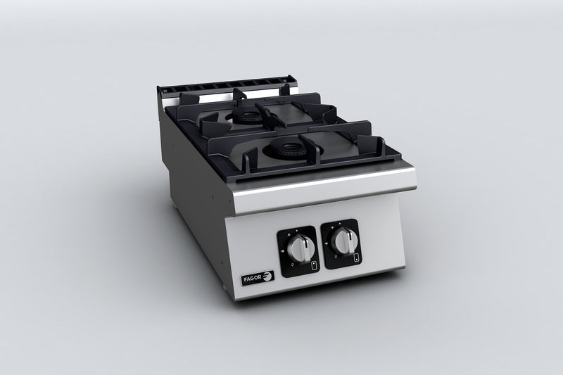 Fagor 700 Series Natural Gas 2 Burner Boiling Top With Cast CG7-20H