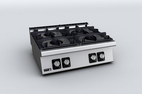 Fagor 700 Series Natural Gas 4 Burner Ss Boiling Top CG7-40H