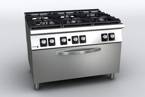 Fagor Kore 900 Series Gas 6 Burner With Gas Oven C-G961OPH