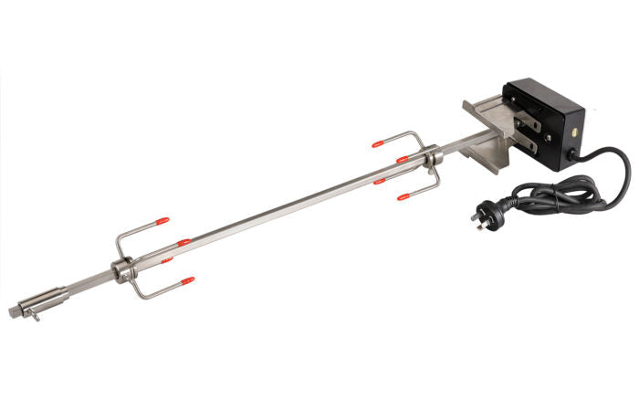 Crossray Rotisserie Kit with Motor - 2 Burner