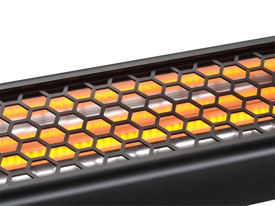 Heatstrip Intense 2200W Black Range Outdoor Alfresco Radiant Heater